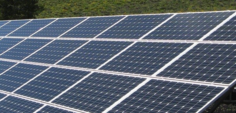 four solar panels