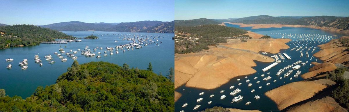 lake oroville before and after
