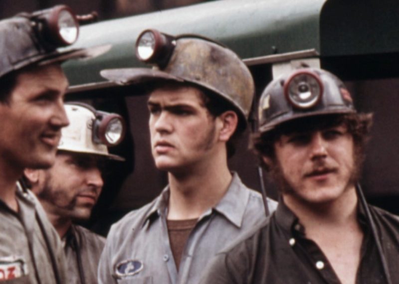 miners talking. Virginia