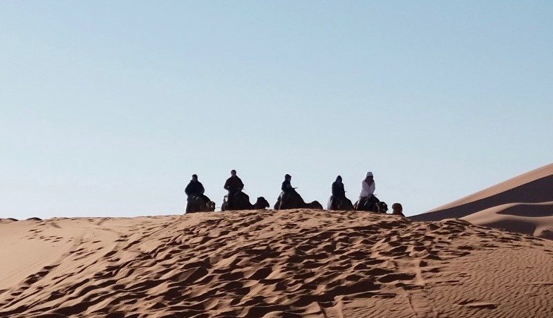 people in Sahara Desert