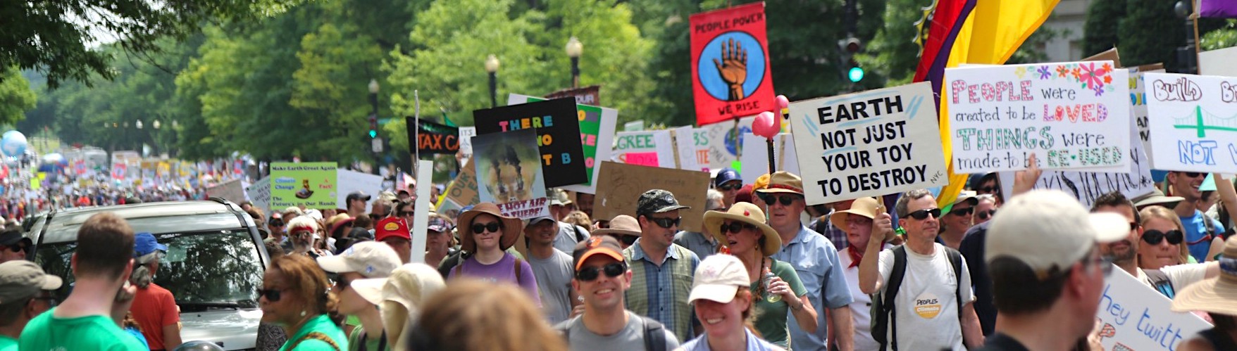 The People’s Climate March in Washington, DC