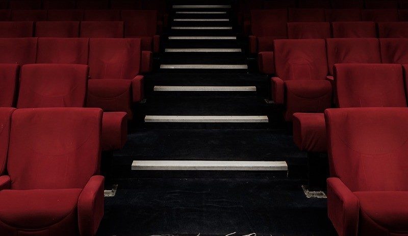 red auditorium seats