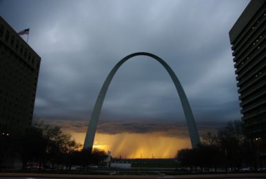 The Gateway Arch, St Louis, Missouri.