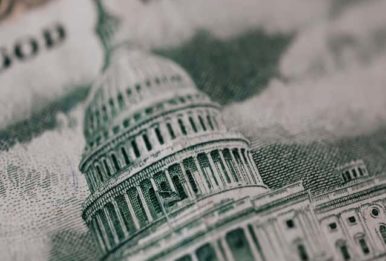 Picture of the Capitol building on dollar bills