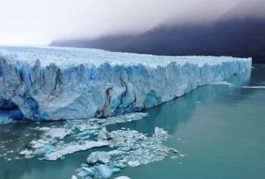 Ice Glacier sheer wall