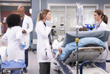 TV medical drama scene