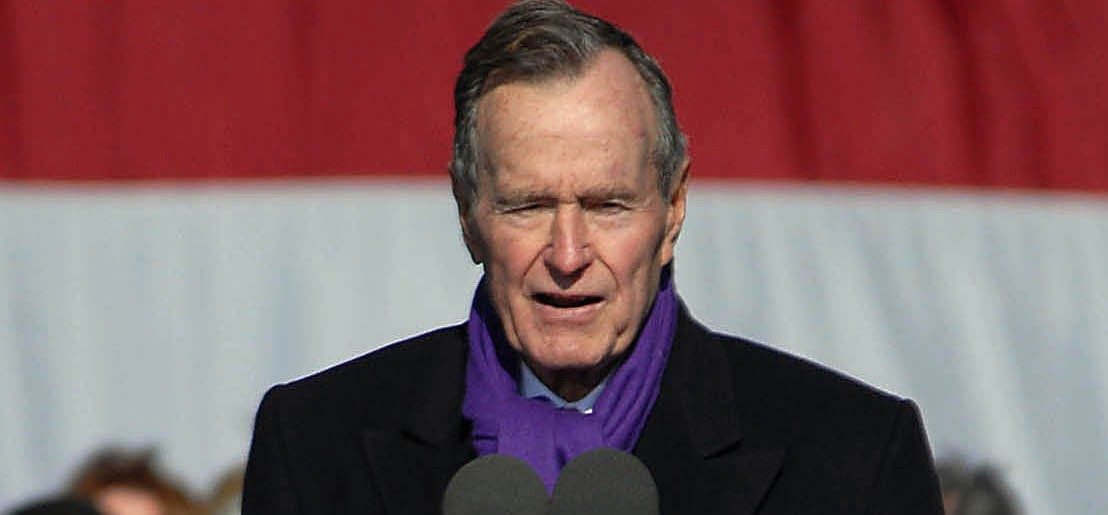 Former President George H.W. Bush. Source: U.S. Navy
