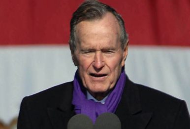 Former President George H.W. Bush. Source: U.S. Navy