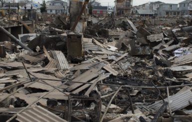 Destruction in Breezy Point, N.Y. following Hurricane Sandy, 2012. Source: FEMA