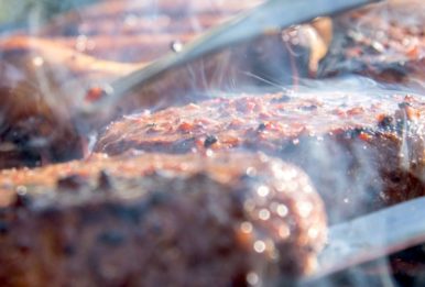 Burgers on the grill. Source: Pexels