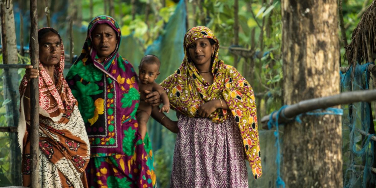 Women in Gabura, southern Bangladesh. Source: Environmental Justice Foundation