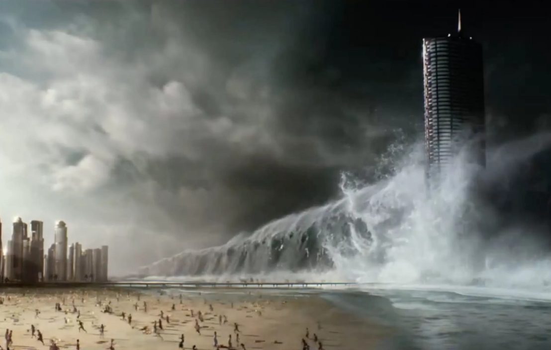 A shot from Geostorm. Source: Warner Bros.