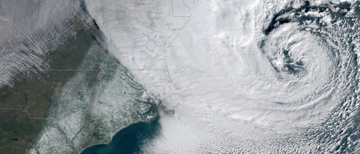 The “bomb cyclone” that hit the Northeast this week. Source: NOAA