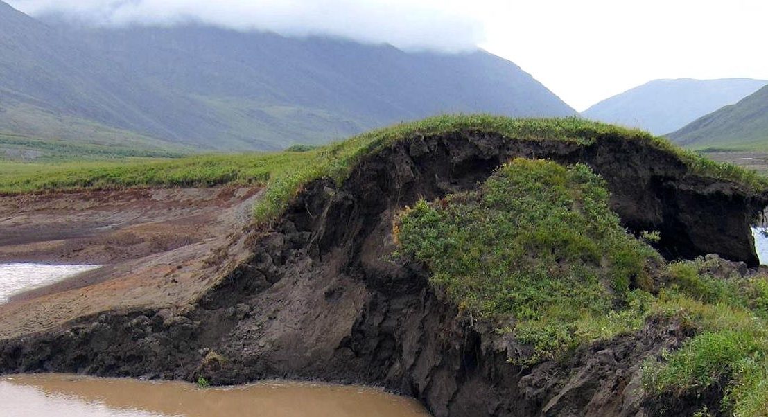 After permafrost at Gates of the Arctic National Park thawed, the landscape changed, allowing the Okokmilaga River to flow to the sea. Source: National Park Service Climate Change Response