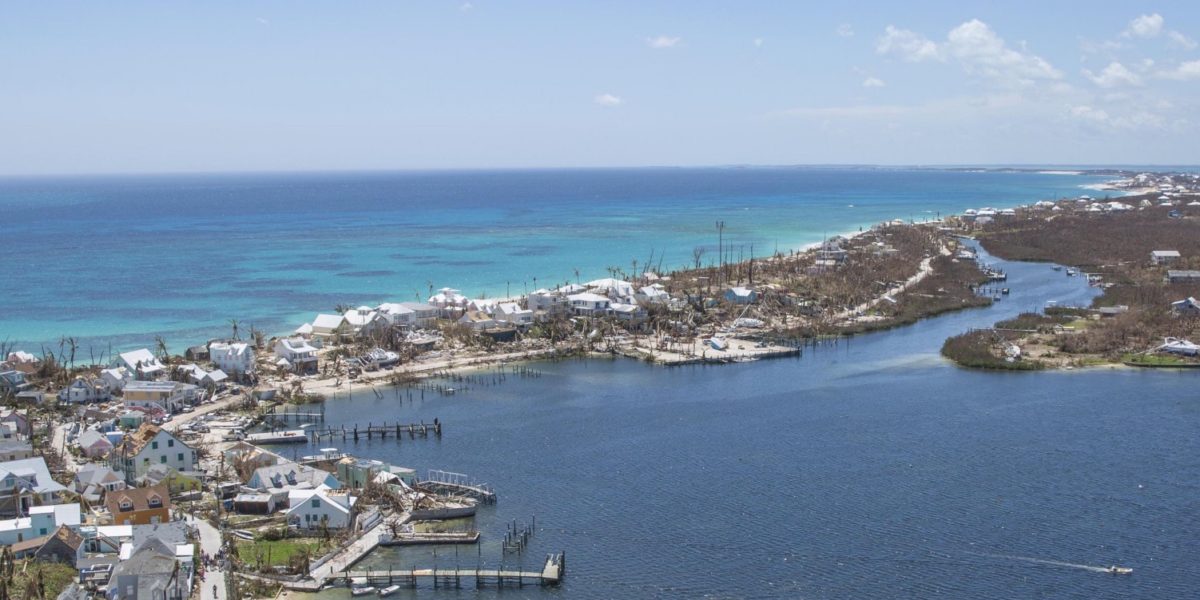 Great Abaco in the Bahamas after Hurricane Dorian struck in September, 2019. Source: U.S. Customs and Border Patrol