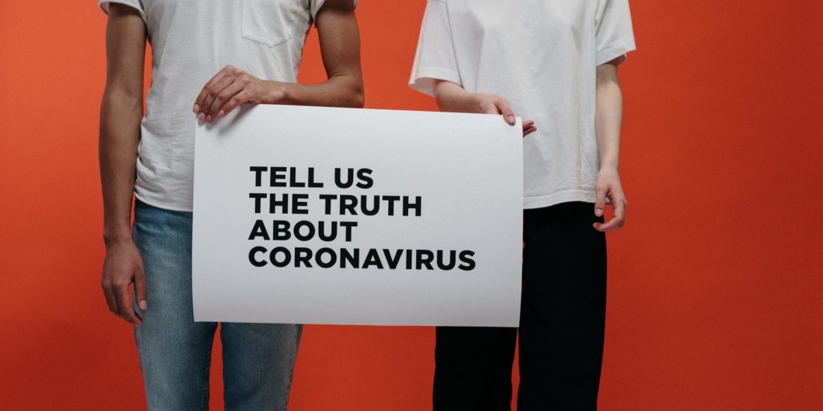 During a crisis, such as the coronavirus, disinformation can take hold. Source: Pexels