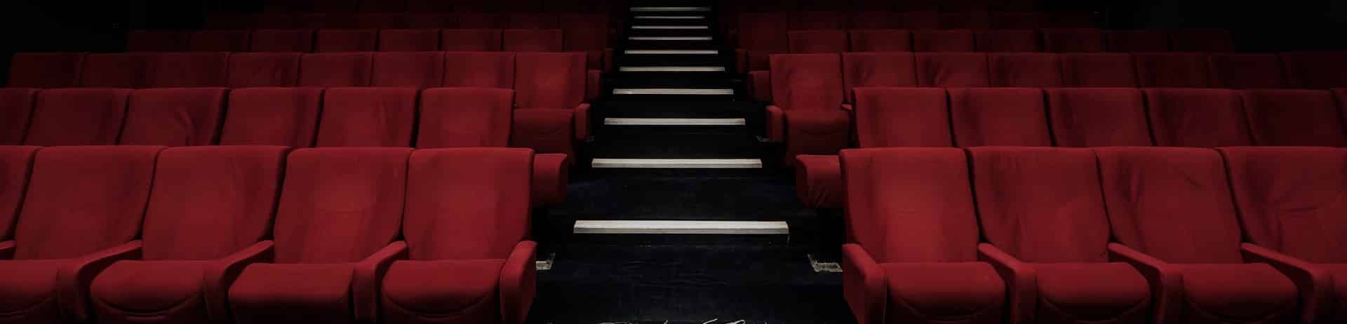 red auditorium seats