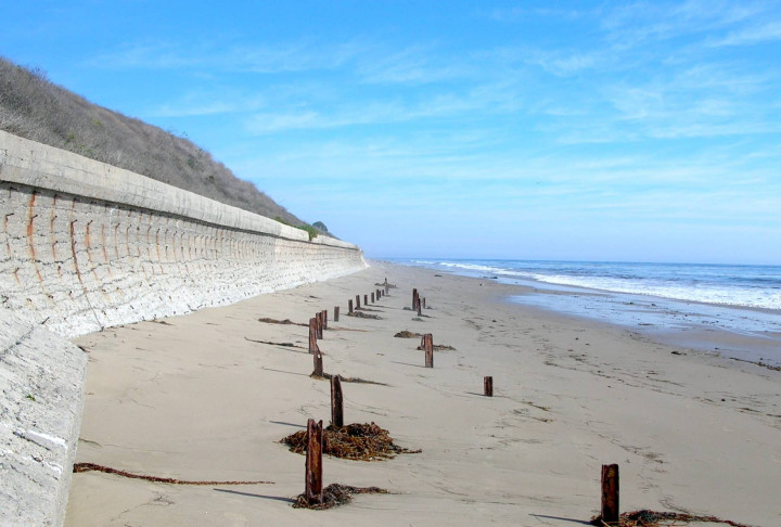 sea walls california erosion